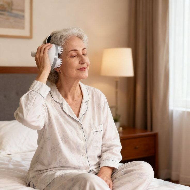 Electric Scalp Massager for Relaxation & Stress Relief