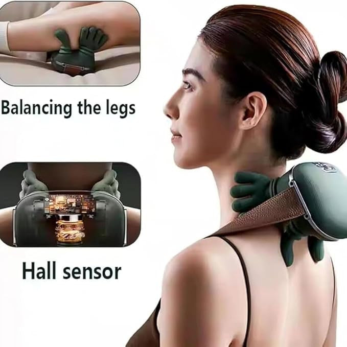 Massage Master for Shoulder, Neck, Lower Abdominal, Shiatsu Back and Neck Massager for Pain Relief Deep Tissue, Electric Kneading Massage Pillow