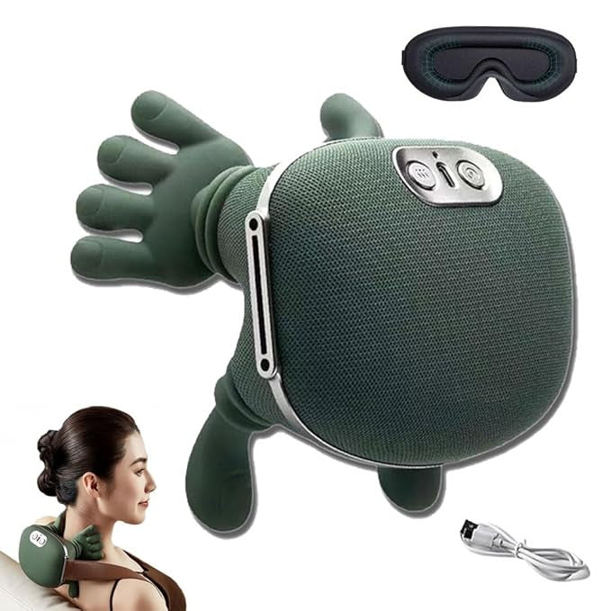 Massage Master for Shoulder, Neck, Lower Abdominal, Shiatsu Back and Neck Massager for Pain Relief Deep Tissue, Electric Kneading Massage Pillow
